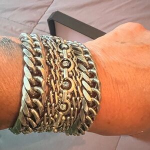 Vintage Juicy silver chain bracelet
